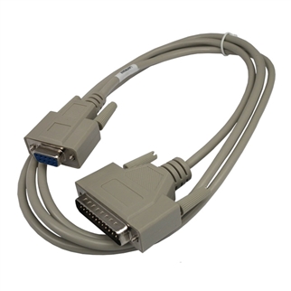 DB25M to DB9F serial cable | Lantronix