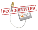 WiPort is certified by the Federal Communications Commission