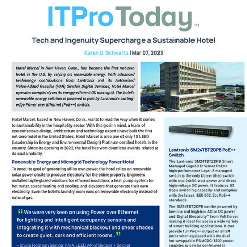 ITPro Today Coverage - Hotel Marcel