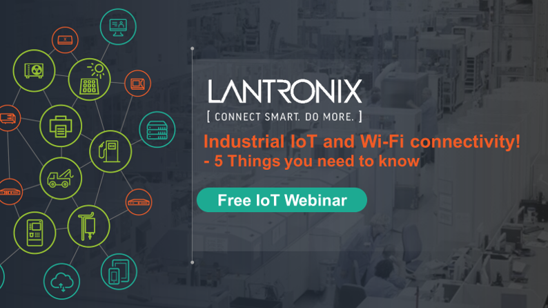 Webinar: Industrial IoT and Wi-Fi connectivity! 5 Things you need to know