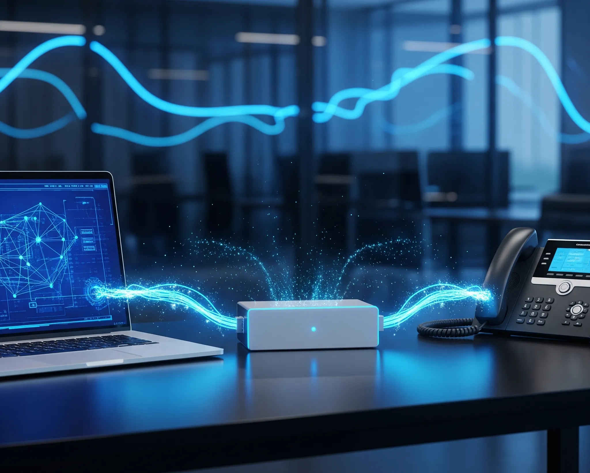 Fiber to the Desk Application Note graphic