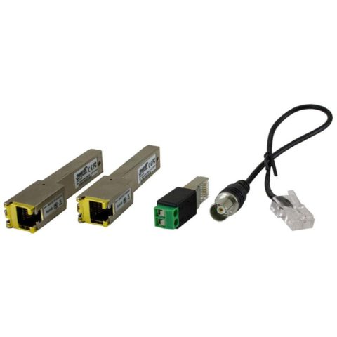 Transition Networks Ethernet Over Coax Extender - media converter - 10Mb LAN,  100Mb LAN, 1GbE - EOCPSE4020-110 - Transceiver Modules 