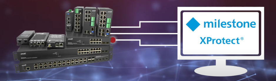 Transition Networks PoE Switches with DMS Integrate with Milestone XProtect VMS Smart Client