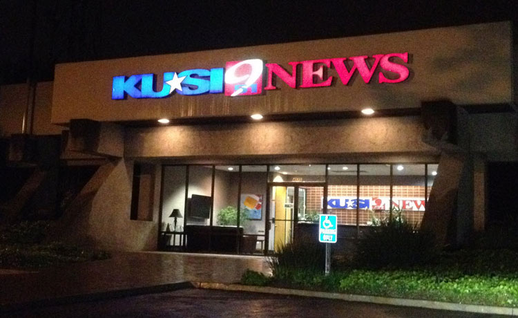 The KUSI-TV studios in San Diego, CA.